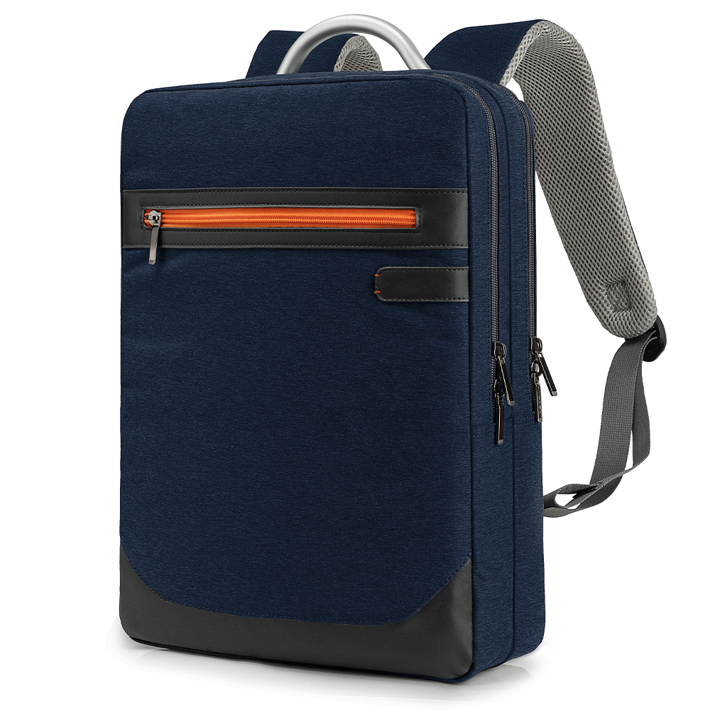 Metal Saplı Sırt Çantası - Mavi  AC23